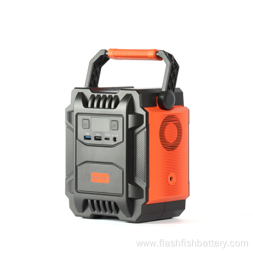 Portable power station for outdoor camping